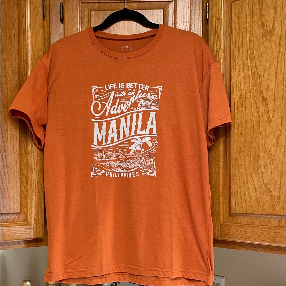 Kultura Manila Women's Orange Short Sleeve Tee XL